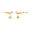 Starburst Ear Climber Earrings by Scream Pretty