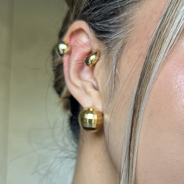 Disco Ball Stud Gold Studs Earrings Australia