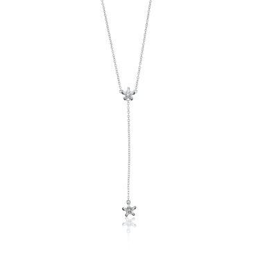 Sparkling Star Drop Necklace Silver Scream pretty australia