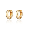 Chunky huggie hoop earrings in Gold by Scream Pretty