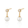 Pearl Drop Stud Earrings by Scream Pretty