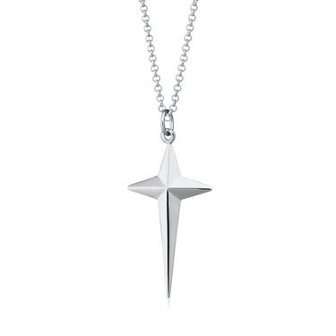 North star necklace 2024 white gold